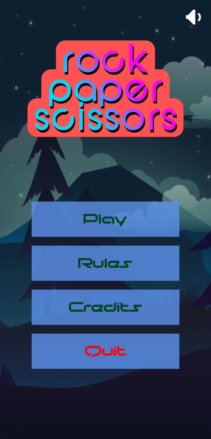 Rock Paper Scissors game screenshot